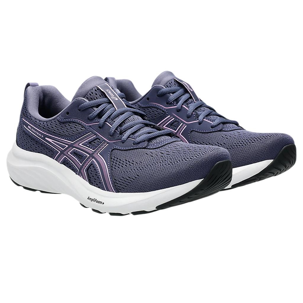 Asics Gel-Contend 9 Comfortable Versatile Low-Top Short Distance Running Shoes Women Sneaker Purple 1012B681-500