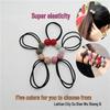 Korean Style High Elasticity Hair Tie for Kids - Double-Ended Celebrity Hair Accessories, Hair Rope, Baby Rubber Band, Hair Ring.