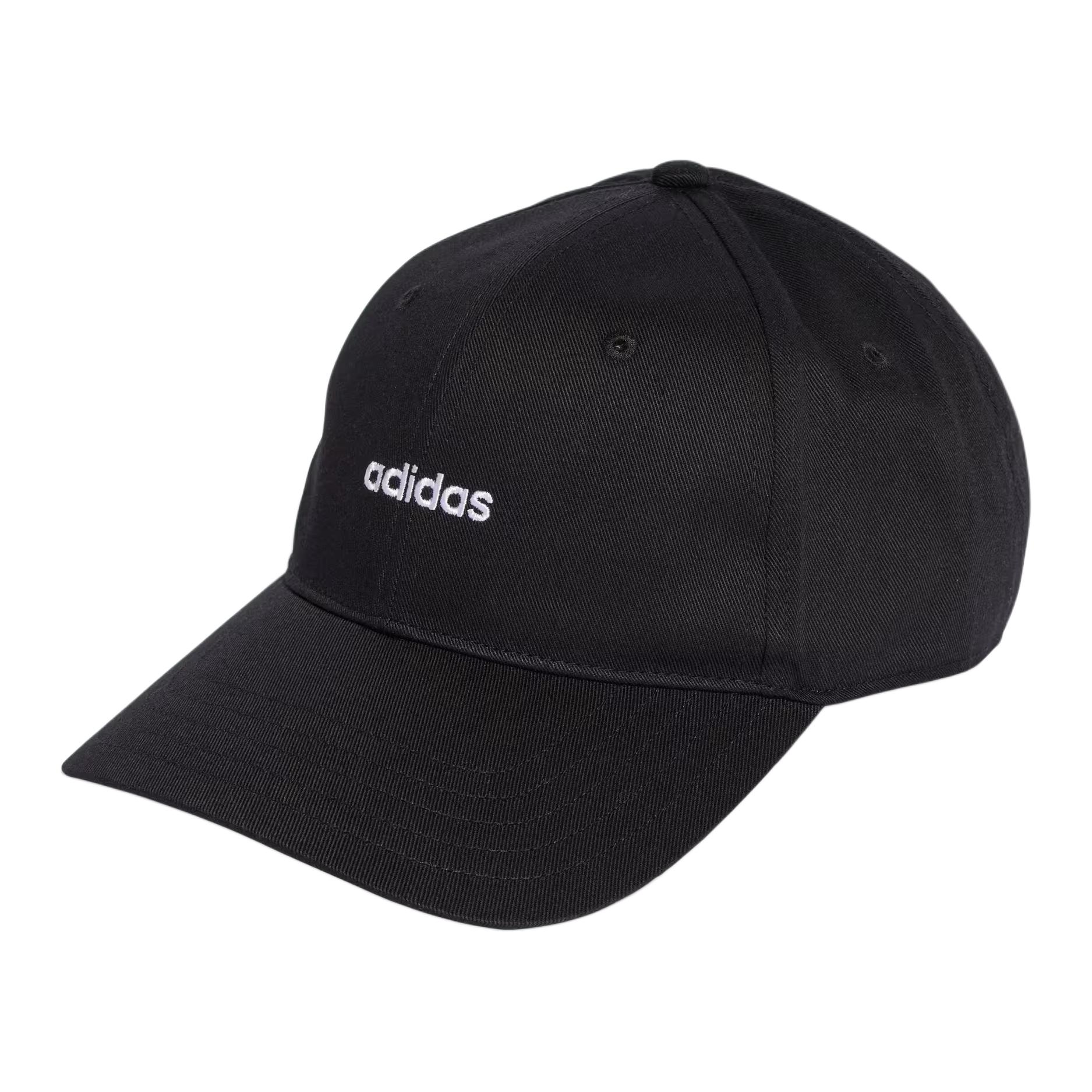 Adidas Logo Design Cotton Baseball Cap Unisex caps Black White KD2109 OSFW