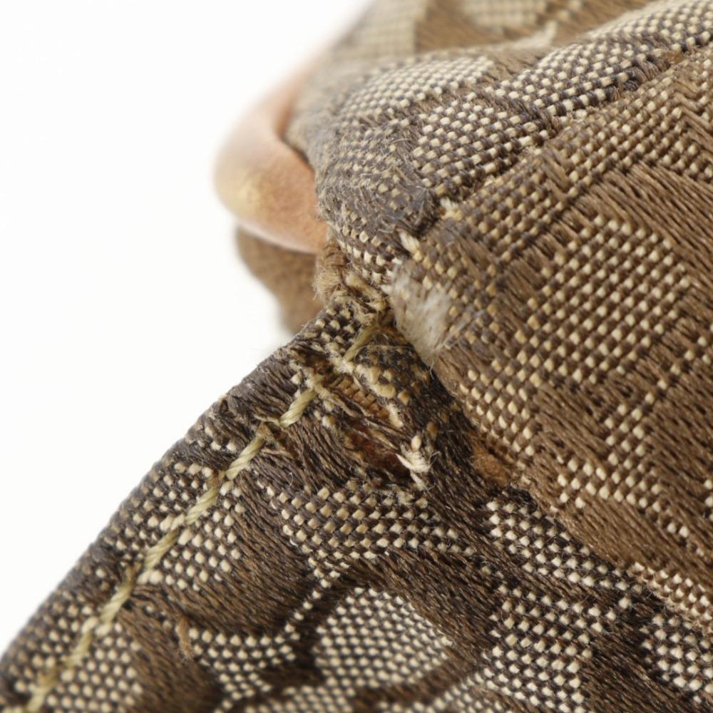 Coach Mini Signature Waist Bag F05093 Brown Canvas Women Used