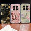 For Xiaomi Poco X7 Pro Phone Case Pretty Butterfly Patterns Soft Slim TPU Clear Silicone Bumper For Poco X 7 Lightweight Funda