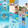 3 Pieces Pool Diving Hoop No Assembly Required Upright Standing Summer Play Item
