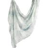 Watercolor Print Cotton Scarf Women 180x80cm Lightweight Wrap Shawl Ethnic Style Headscarf All Season Fashion Accessory