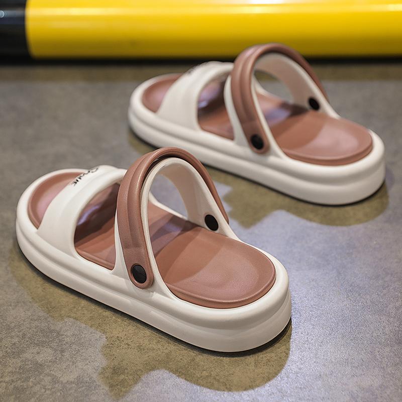 Fashion Summer Couple's EVA Outdoor Sandals Hot Mens Slip-on Casual Shoes for Men Thick Bottom Slippers New Woman Non-Slip Beach Shoes