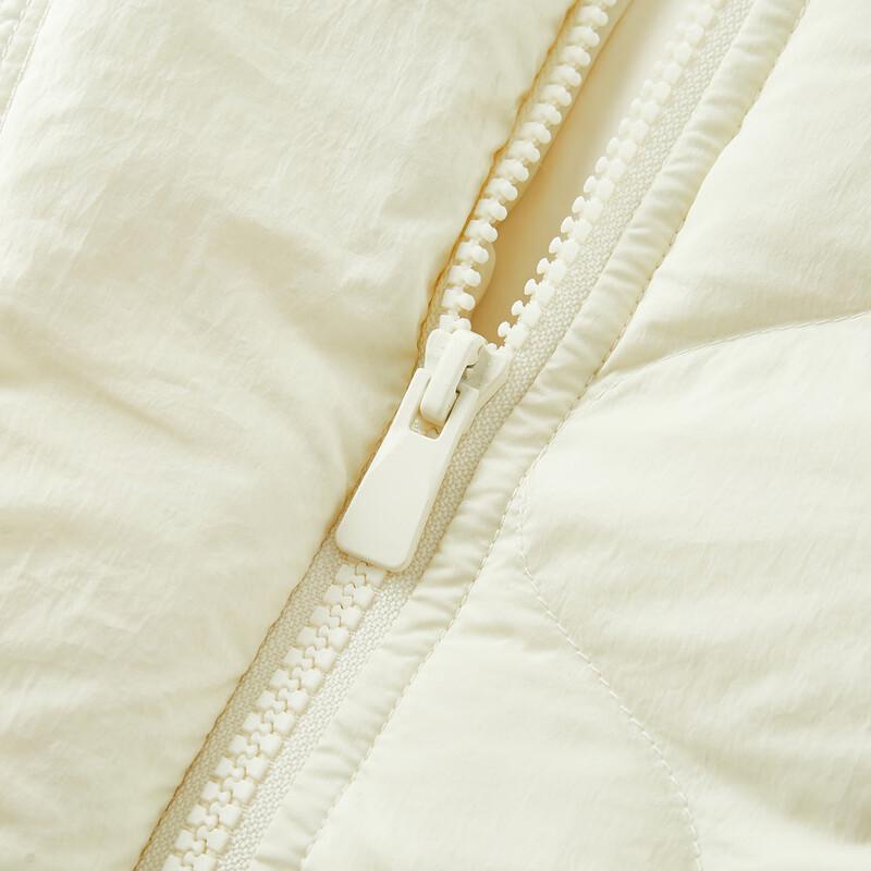 Semir Women's Lightweight Mid-Length Loose-Fit Down Jacket with Corduroy Collar