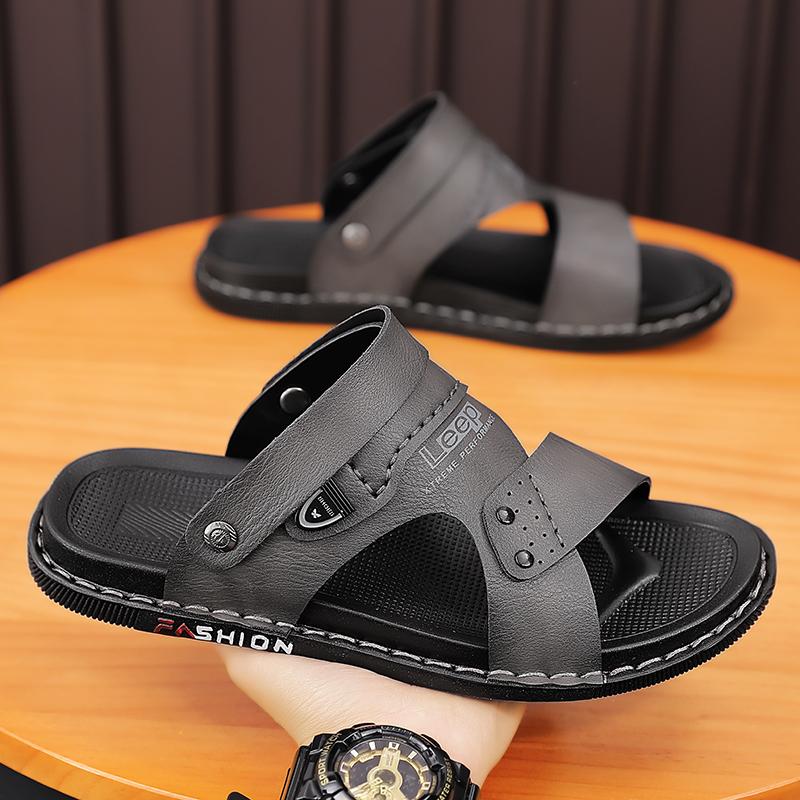 

Модные мужские сандалии повседневные летние уличные водные туфли пляжная обувь пляжные походные сандалии нескользящие сандалии хамбре 38 серый