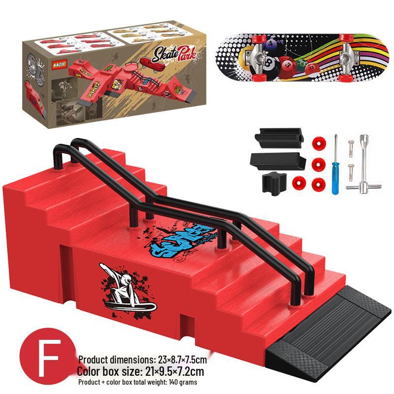 Fingertip Fingerboard Skatepark Set: Creative Scene Props for Kids
