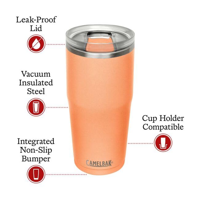 CamelBak Thriv Desert Vacuum Insulated Tumbler, 600ml, Sunrise,