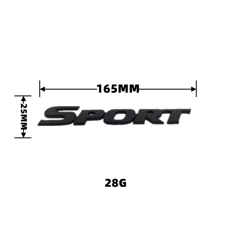 Auto SPORT Sport Emblem 3D Buchstabe Auto Heck Modifikation Aufkleber