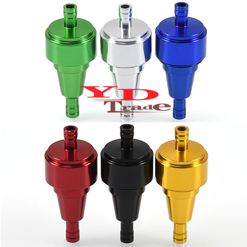 

Off-Road Motorcycle ATV Gasoline Filter: Aluminum Alloy Oil Cup with 6.5mm Oil Pipe Interface Black Aluminum Alloy Oil Filter