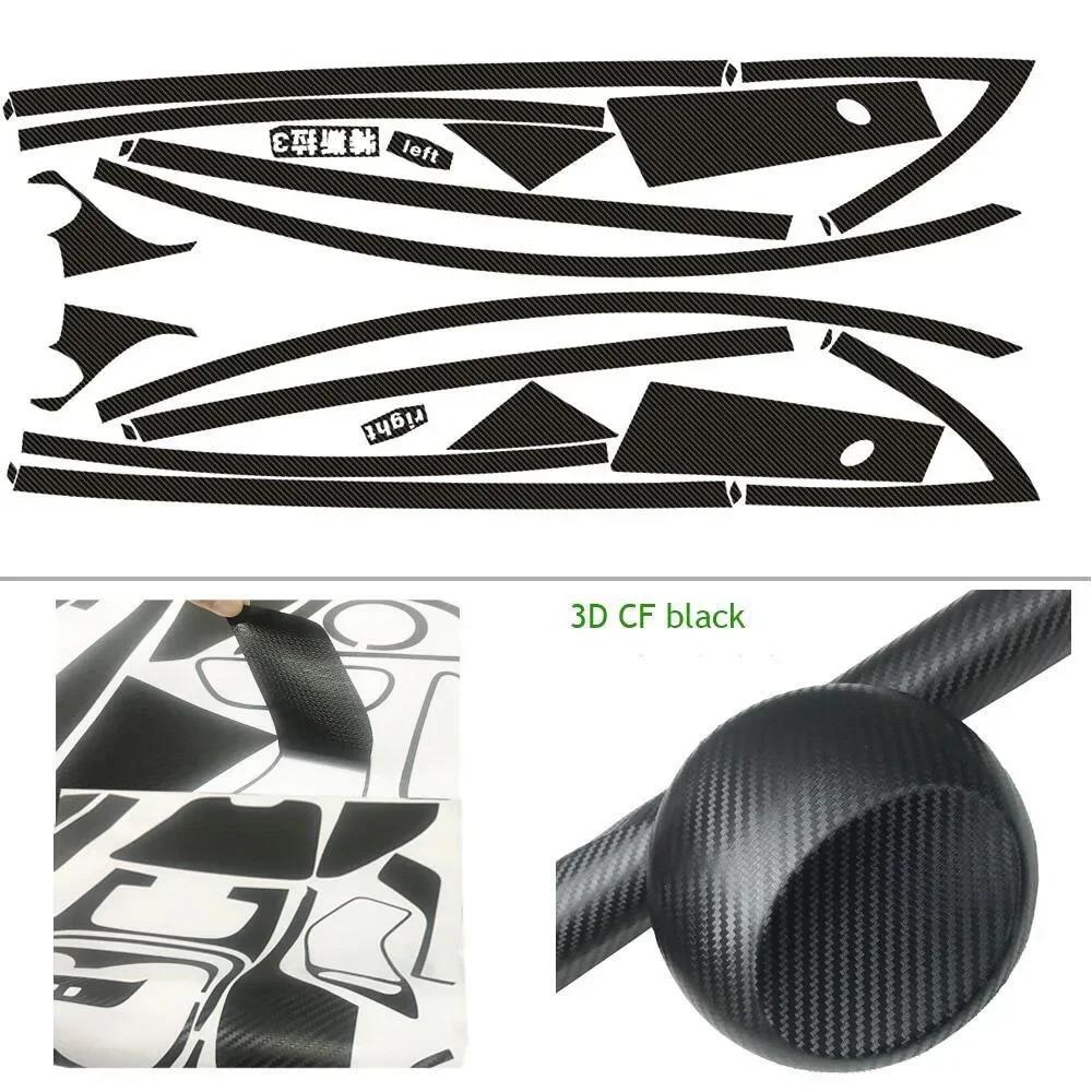 For Tesla Model 3 2017-2022 Sedan Window Chrome Delete Blackout ABC Pillars Glossy Black Stickers