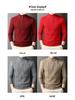 Men's High-End Half-Zip Winter Sweater - Thickened, Warm, Business Casual Pullover Knitwear