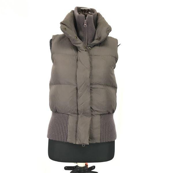 

BLACK by moussy / 100% Silk Outer Fabric Down Vest [Women s S / 1 / Brown] Coat / Jacket / Jumper