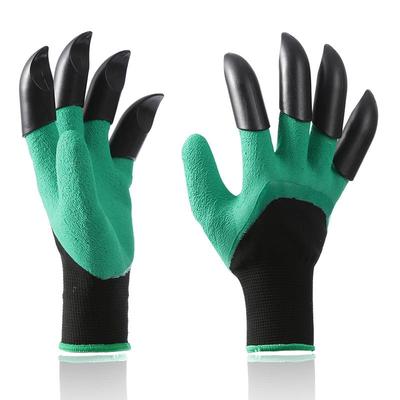 1 Pair Gardening Gloves with Claws, Quick Digging, Puncture Resistant, Universal Size