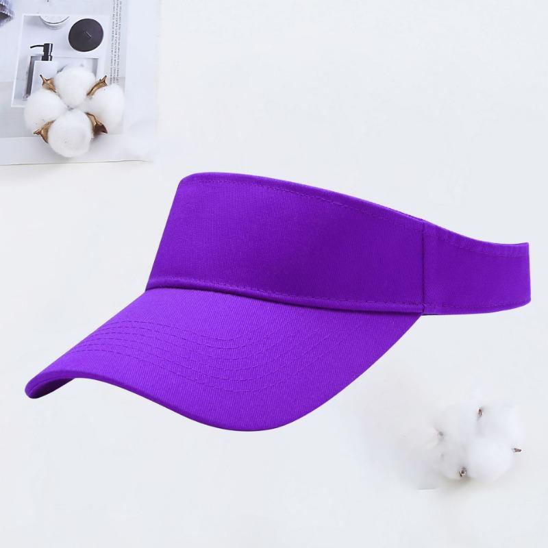 Hat female spring summer sun protection empty top hat embroidery sports outdoor outing visor cap cap male