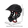 Kids Bike Helmet Full Face Helmet Adjustable Stylish Protective Gear Bicycle Helmet Cycling Helmet for Riding Roller Skating