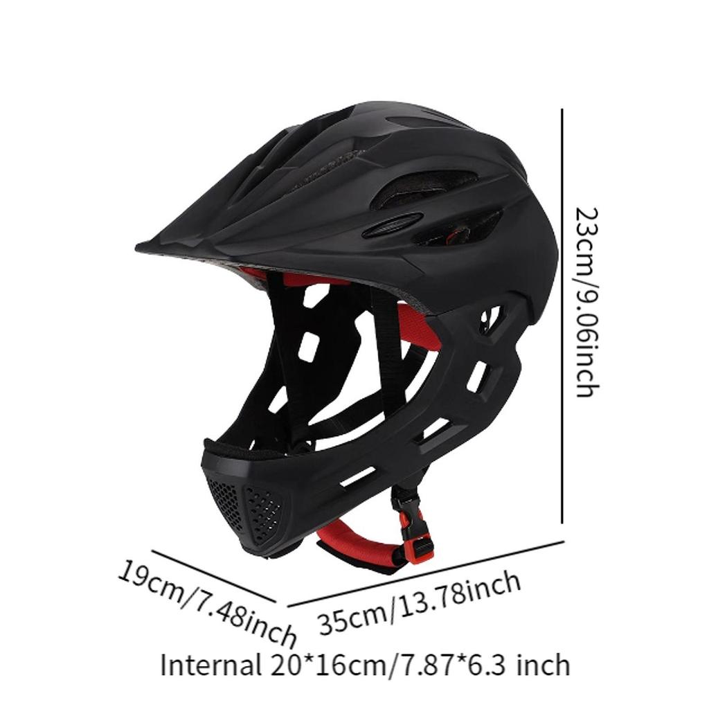 Kids Bike Helmet Full Face Helmet Adjustable Stylish Protective Gear Bicycle Helmet Cycling Helmet for Riding Roller Skating