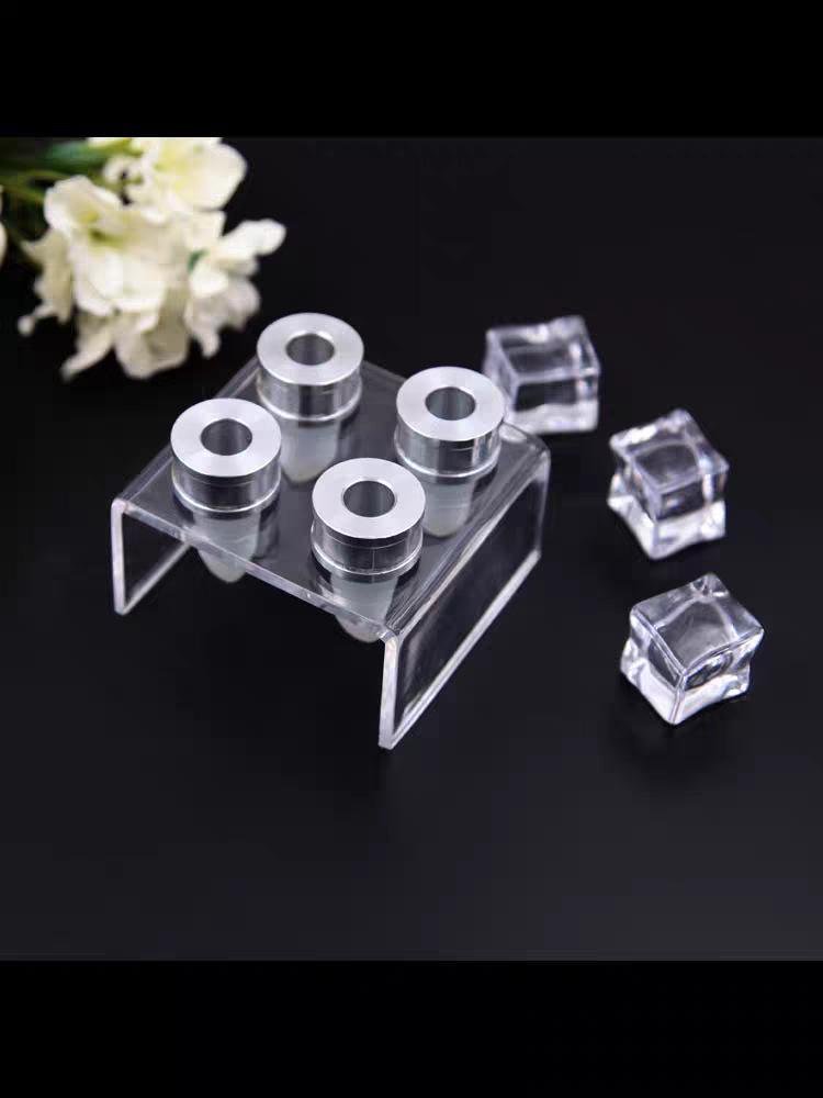 DIY 4-Cavity Lipstick Mold - 12.1mm Diameter, Silicone Pacifier & Chocolate Baking Mold