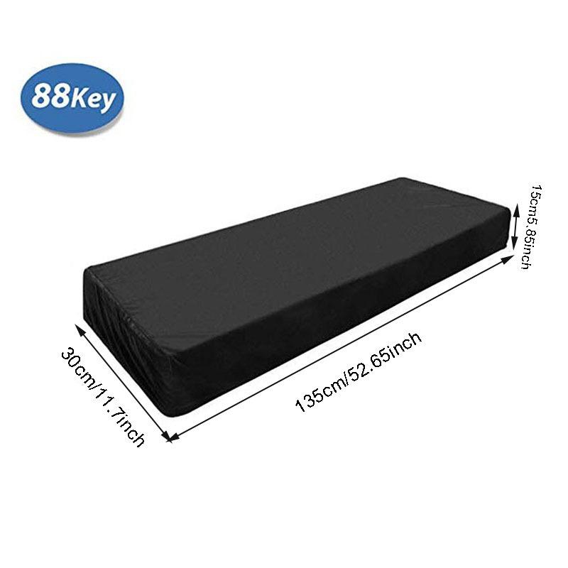 61/88 Key Digital Electronic Piano Cover Fabric Light Thin Keyboard Instrument Dust Cover Breathable Heat Radiation Dustproof
