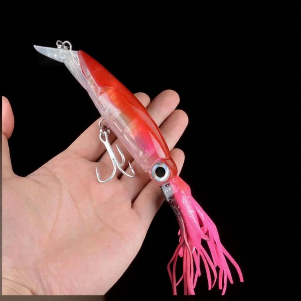 Glow In the Dark Squid Fishing Lure Large Octopus Imitation Bait for Sea Fishing Grouper Fake Lure Accessories