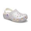 Crocs Zueco Clásico Exterior Punta Abierta Tacón Plano Clásico Brillante Deportivo Sandalias con Agujeros para Niños Color Ostra Modelo Infantil