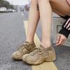 Shoes Women's Spring and Autumn Thick-soled Women's Breathable Fly-woven Socks Sneakers Women's Octopus Casual Shoes Heightening Shoes