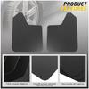 2 Pcs Car Mud Flaps Mudguard Splash Guards Mudflaps Fenders For Truck Pickup Suv