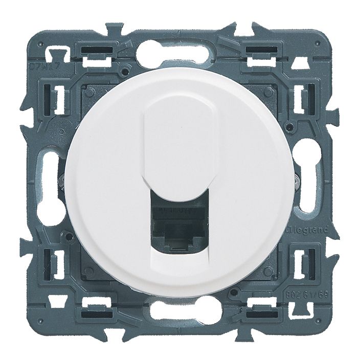 Prise RJ45 - LEGRAND - Céliane - Cat. 5e F/UTP - Blanc - Encastrable
