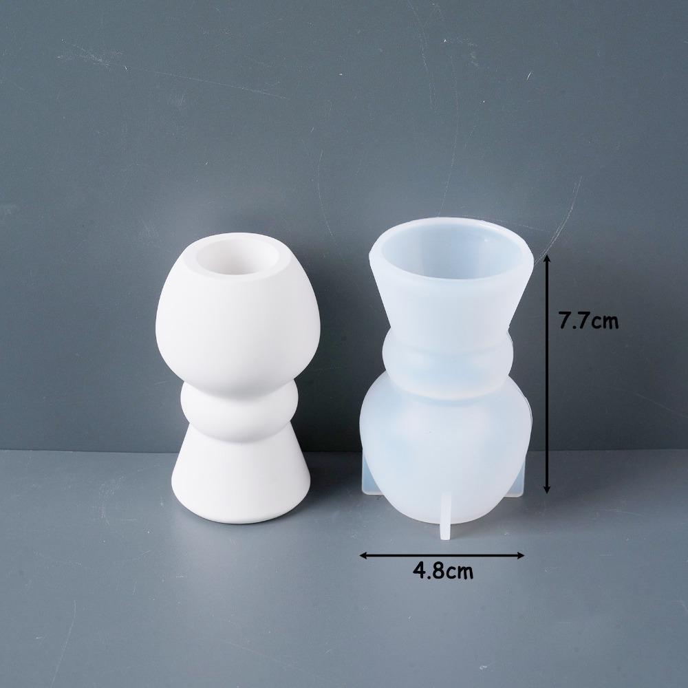 Minimalist Design Geometric Candlestick Mold Geometric Design DIY Craft Mold  Candle Making