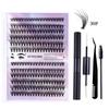 Diy Segmented Fried Hair Single Cluster False Eyelashes 12 Rows Large Capacity Daily Makeup