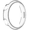 For vivo Watch 5 Clear Watch Case Rhinestone Decorative Hollow Design PC Watch Cover