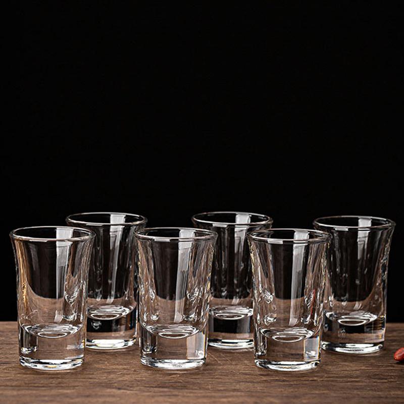 6pcs Set Spirits Cups Water Whiskey Cocktail Drinking Glasses Drinkware Wine Glasses Luxury Modern High-end Wedding Party Gifts