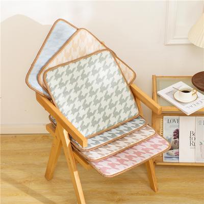Summer Breathable Seat Cushion Office Student Dormitory Chair Long Sitting Ice Silk Cool Seat Dining Chair Cushion