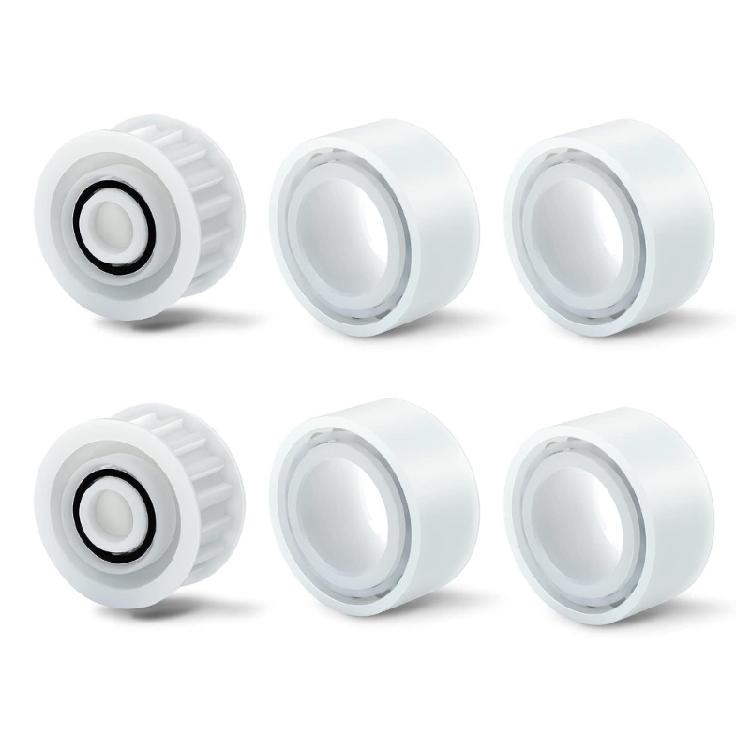 3884997-R6 Guide Wheels 4 Pack with 2 Pack Pulley Gear for C5 DX6 M400 M500 Edge
