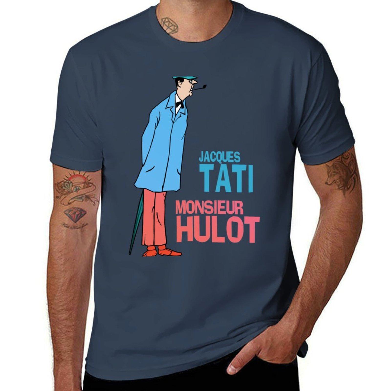 Jacques Tati Monsieur Hulot Essential Tshirt Minimal Art Print Tshirt S