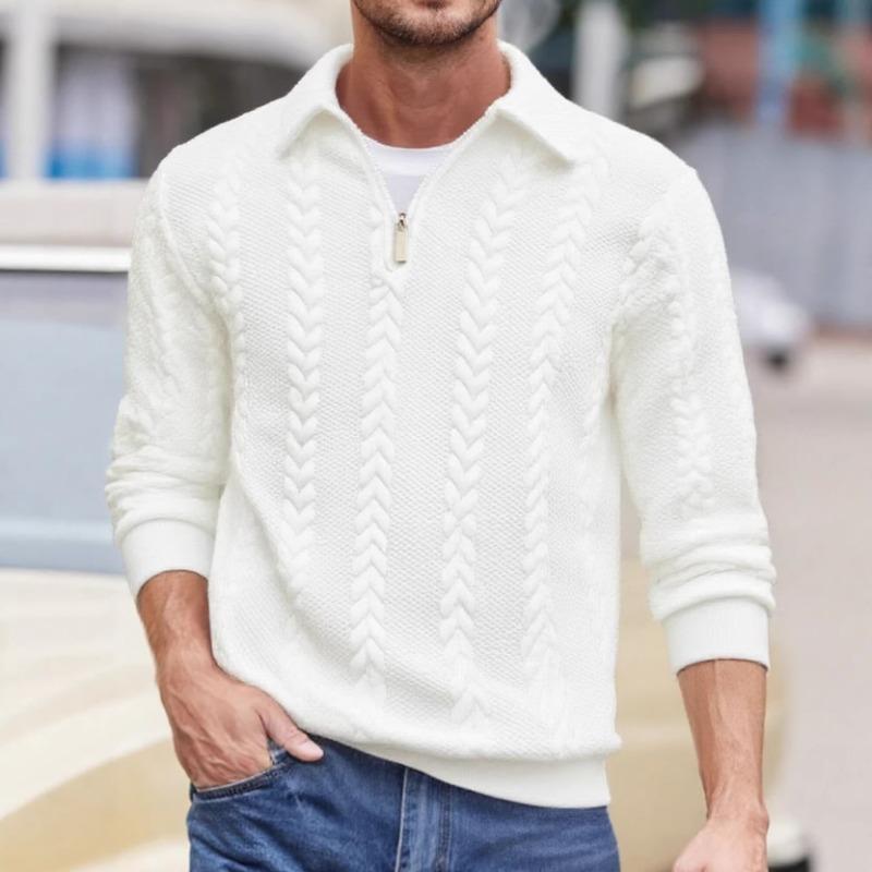 Men S Half Zip Collar Pullover Sweatshirt For Spring Autumn