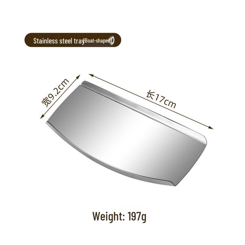 Multipurpose Ceramic Tray for Small Items - Perfect for Tongs, Towels, Spoon Rest, Dish, Bread, or Portioning Spoon.