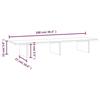 VidaXL Monitor Stand 100x27x15 Cm Solid Pine Wood 813979