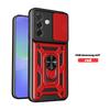 Rugged Armor Funda For Samsung A17 5G Case Slide Camera Lens Back Cover For Galaxy A17 A37 A57 Magnetic Ring Stand Protect Cover