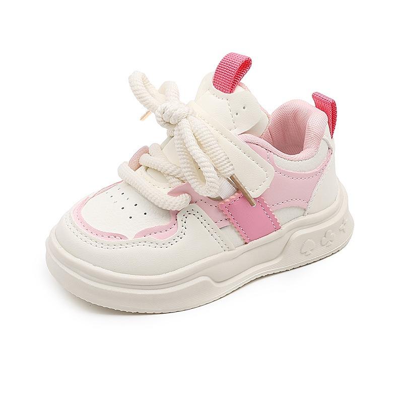 White Sneakers Baby Athletic Shoes Spring/Autumn New Girls Casual Shoes Boys Toddler Shoes Soft Sole Comfortable