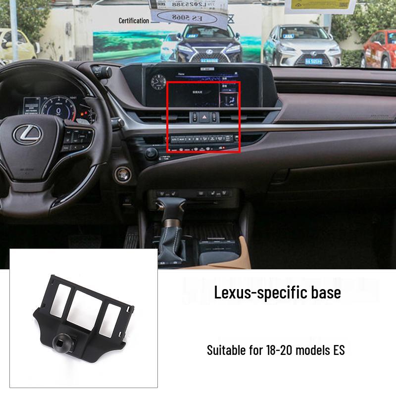 Lexus In-Car Mobile Phone Holder for ES, NX, RX, UX, LS, CT Models – Dedicated Navigation Bracket Holder