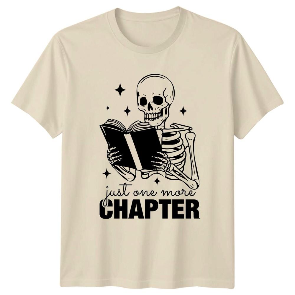 Just One More Chapter TShirt Bookworm Reading Birthday Gift For Him And Her