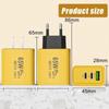1 USB Mobile Charger 2 Type-C Intelligent Charging Head Portable Multi Port Adapter