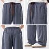 Mark Fairwhale Men's 2026 Summer Ice Silk Loose Straight Casual Pants
