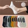 Men's Summer Cotton Mesh Sole Low-Cut Invisible Boat Socks