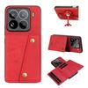For Xiaomi 15 Pro Case with Card Slots Kickstand Leather + TPU Phone Cover