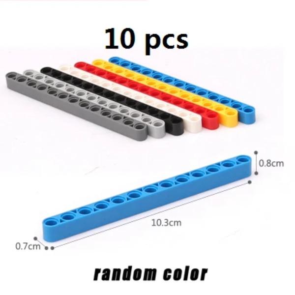 MOC High-tech Beam Thick Series L-shape and Bent Beam DIY Building Blocks Bricks Compatible with Lego High-tech Educational Toy