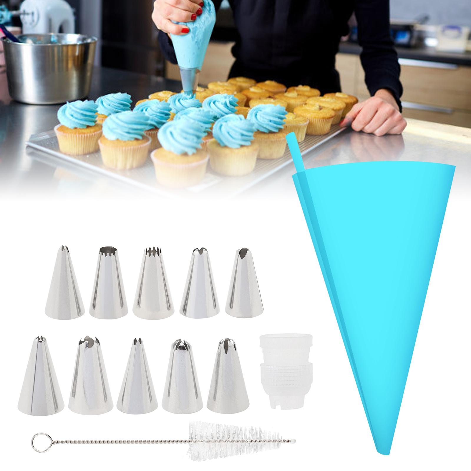 

20 шт. Многоразовые формы для выпечки из нержавеющей стали Бонусная кисть Легко чистить Набор форм для выпечки разных форм