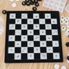2Pcs Set Diy Epoxy Resin Mirror Silicone Mold for Chess Board Chess Pieces