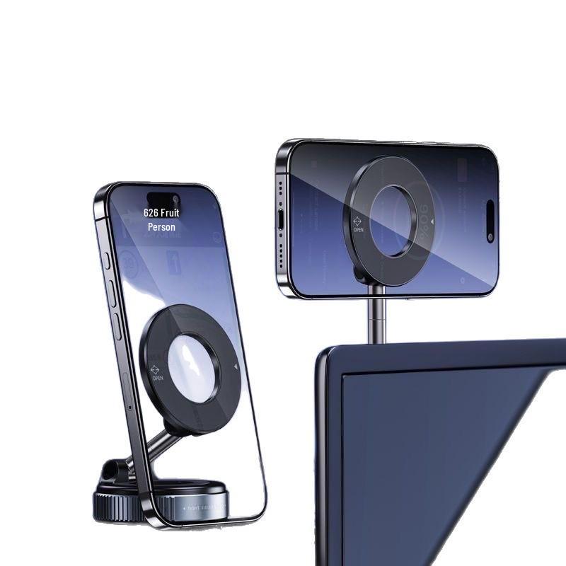 K007 Foldable Magnetic Car & Home Phone Holder - Strong Suction, 2025 Edition